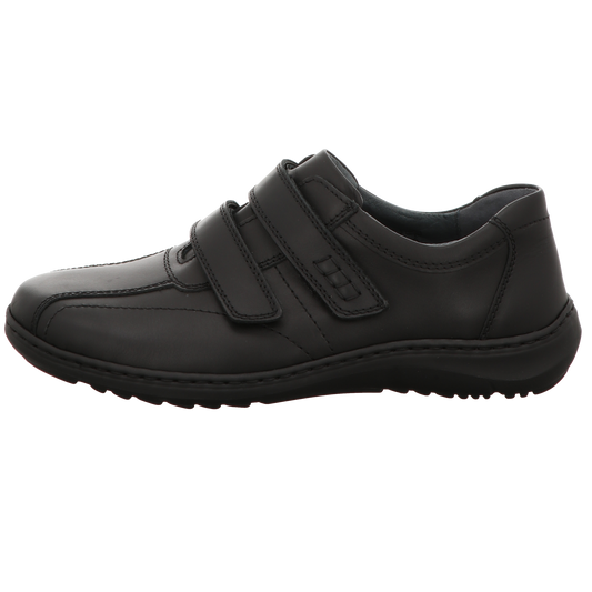 Waldläufer Herren Slipper Herwig in schwarz