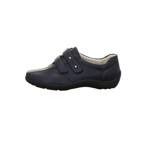 Waldläufer Damen Slipper bequem Henni in blau