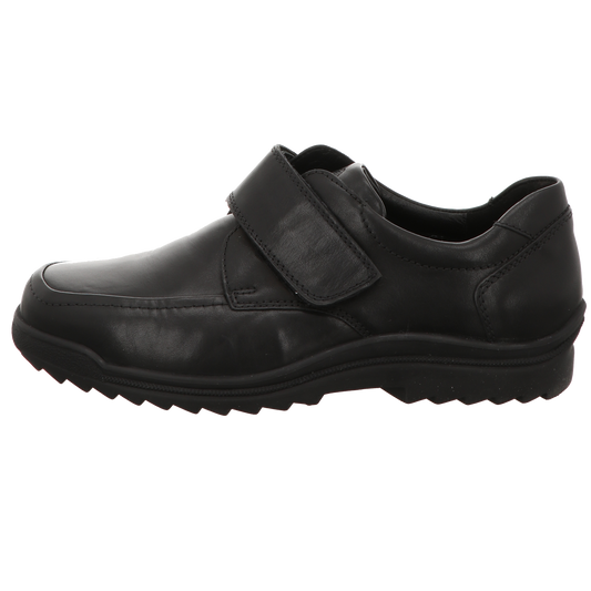 Waldläufer Herren Slipper Kai in schwarz