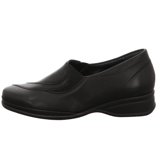 Semler Damen Slipper bequem Ria in schwarz