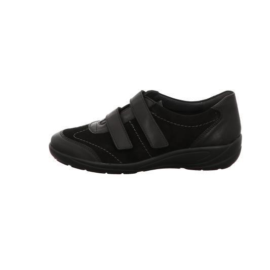 Semler Damen Slipper bequem Birgit in schwarz