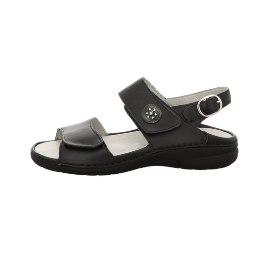 Waldläufer Damen Sandale bequem Gunna in schwarz