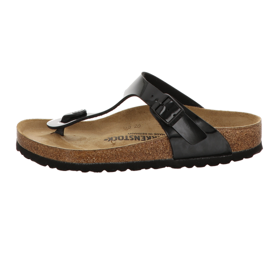 Birkenstock Damen Pantolette Gizeh in schwarz