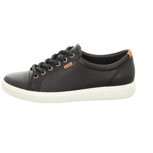 Ecco Damen Schnürschuh Soft 2.0 in schwarz