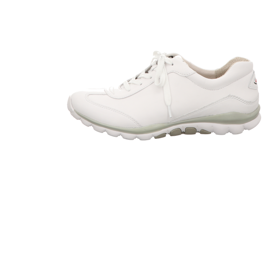 Gabor Damen Schnürschuh bequem Rolling Soft in weiss