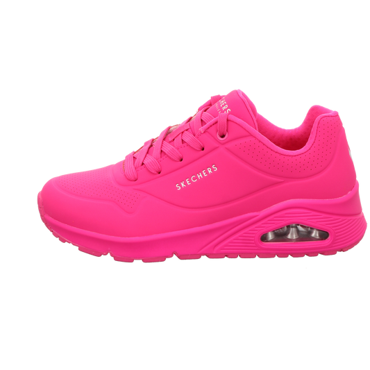 Skechers Damen Schnürschuh Uno Night Shades in pink