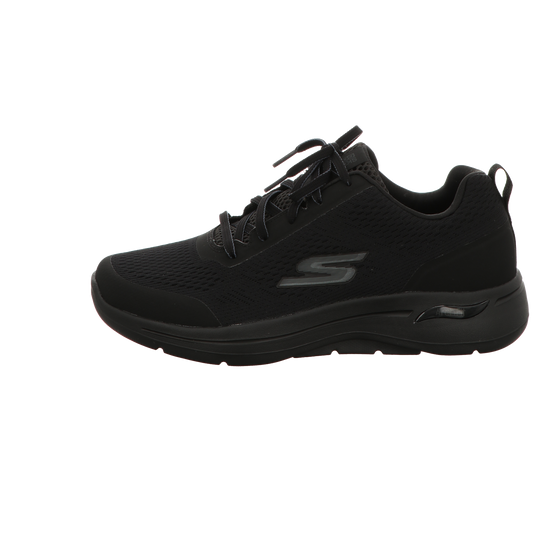 Skechers Herren Schnürschuh Arch Fit Go Walk Idyllic in schwarz