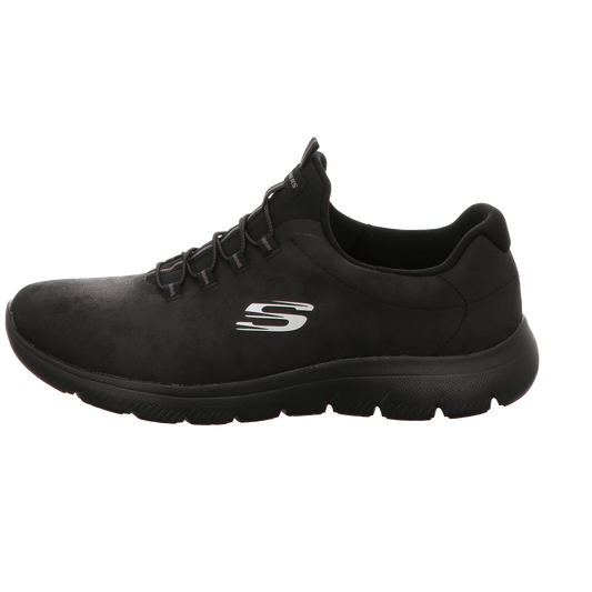 Skechers Damen Schnürschuh Summits Itz Bazik in schwarz