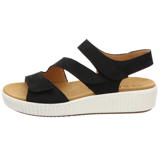 Gabor Damen Sandale bequem in dunkelblau