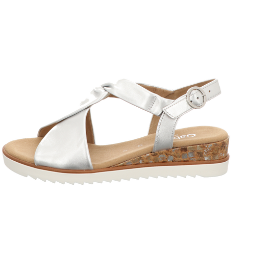 Gabor Damen Sandalette in silber