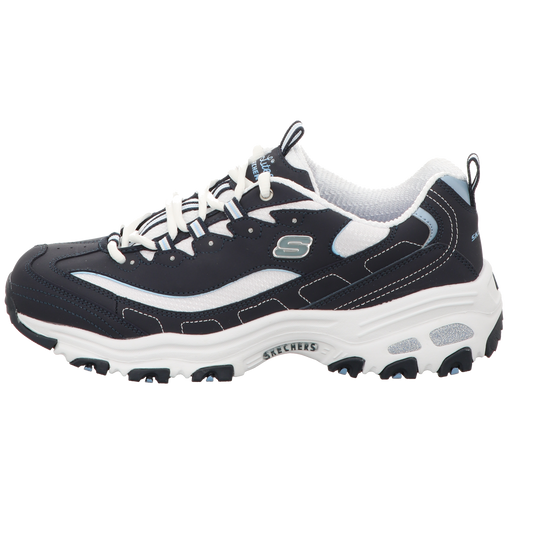 Skechers Damen Schnürschuh D'lites Biggest Fan in blau