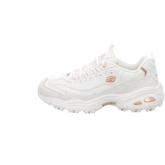 Skechers Damen Schnürschuh D'lites Fresh Start in weiss