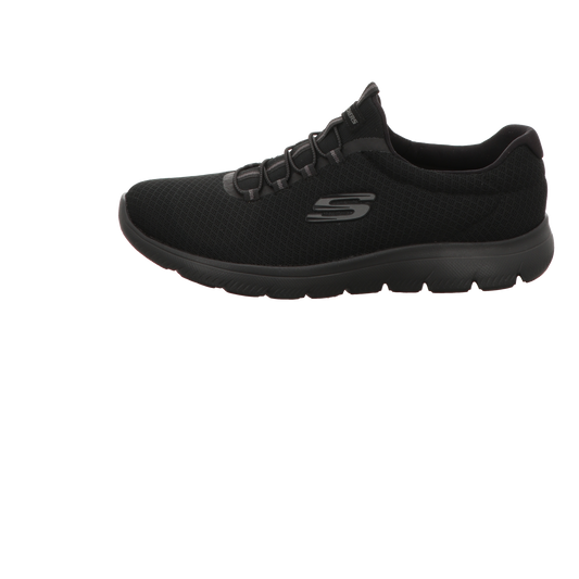 Skechers Damen Slipper Summits in schwarz