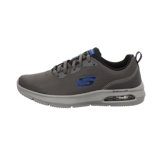 Skechers Herren Schnürschuh Dyna-Air. in grau