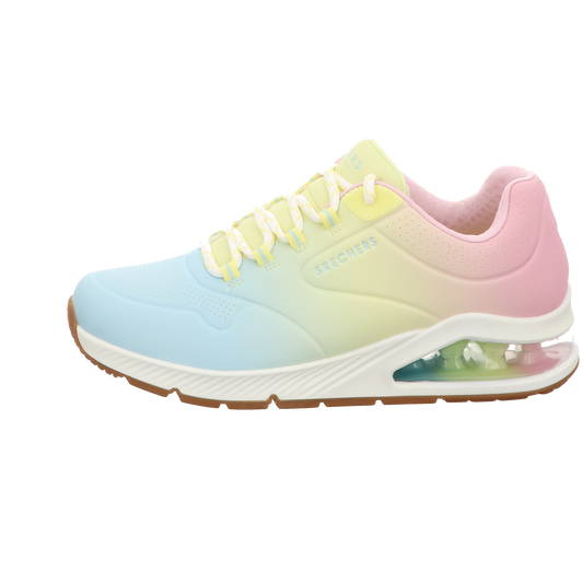 Skechers Damen Schnürschuh Uno 2 - Ombre Away in weiss