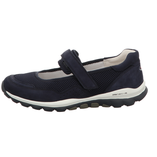 Gabor Damen Slipper bequem Rolling Soft in blau