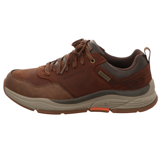 Skechers Herren Schnürschuh Relaxed Fit Benago Hombre in braun