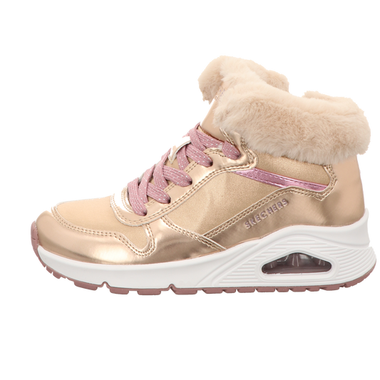 Skechers Damen Stiefel Uno-Cozy On Air in gold