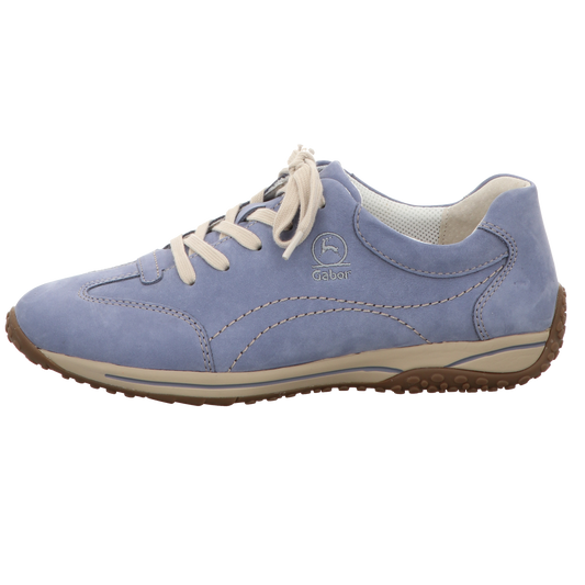 Gabor Damen Schnürschuh in hellblau