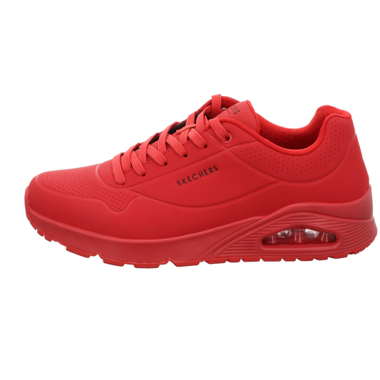 Skechers Herren Schnürschuh Uno-Stand On Air in rot