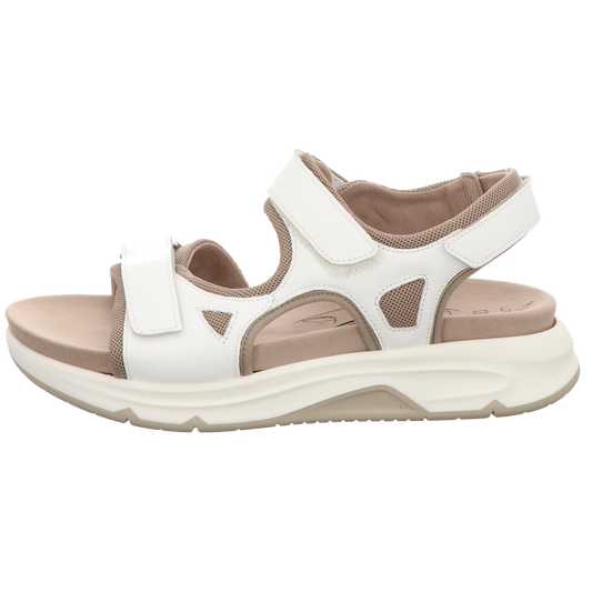 Gabor Damen Sandale bequem in weiss