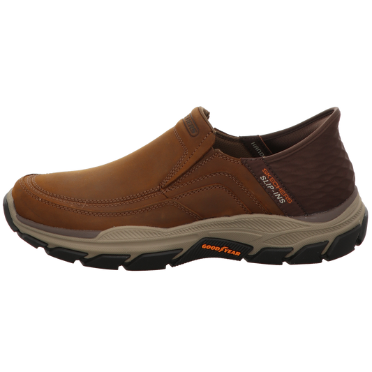 Skechers Herren Slipper Slip-In Respected Elgin in braun