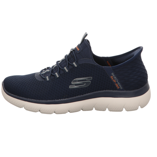 Skechers Herren Slipper Slip-In Summits in blau