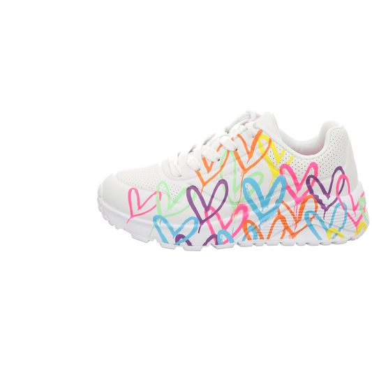 Skechers Damen Slipper Goldcrown Uno Lite in weiss