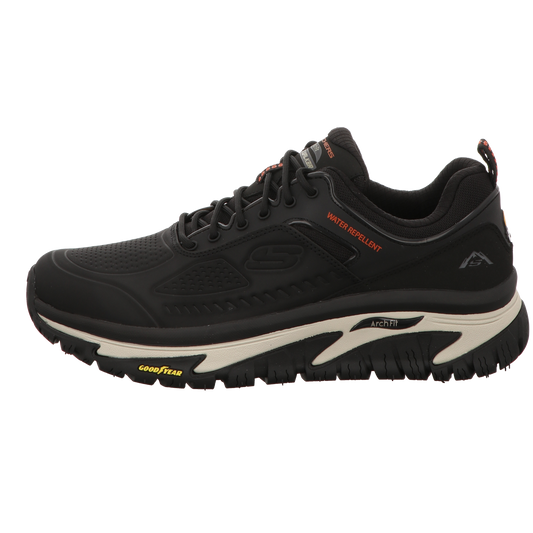 Skechers Herren Schnürschuh Arch Fit Road Walker Recon in schwarz