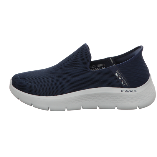 Skechers Herren Slipper Slip Ins Go Walk Flex in blau
