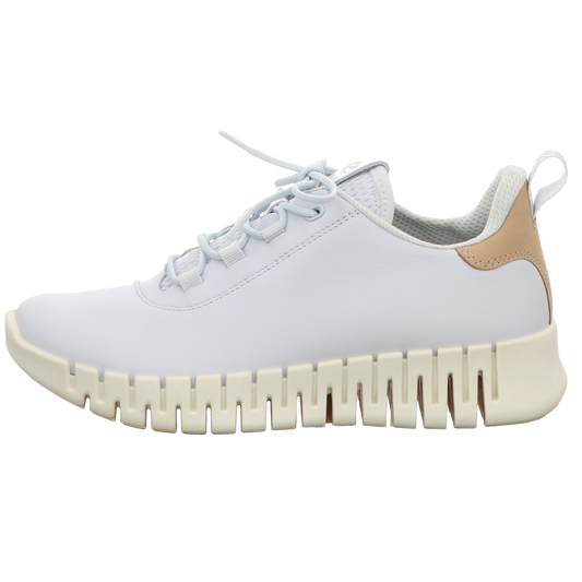 Ecco Damen Schnürschuh Gruuv in hellblau