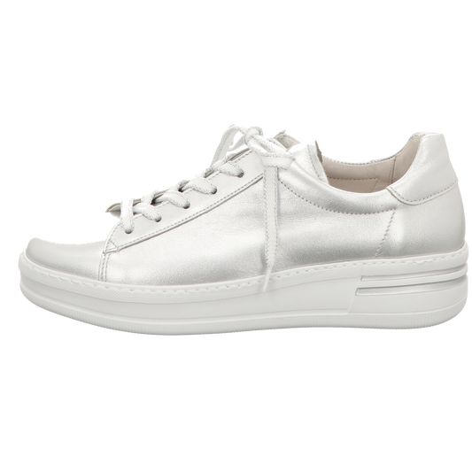 Gabor Damen Schnürschuh Florenz in silber