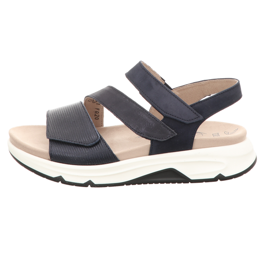 Gabor Damen Sandale bequem in blau