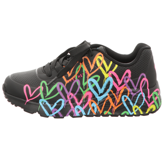 Skechers Damen Slipper X Jgoldcrown in schwarz