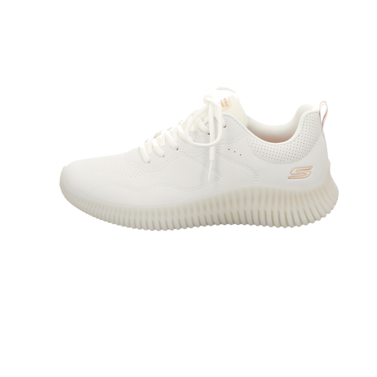 Skechers Damen Schnürschuh Bobs Geo How Marvelous in weiss