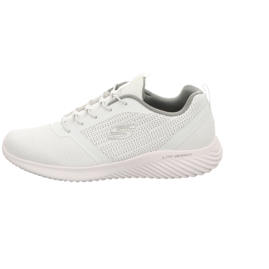 Skechers Herren Slipper Bounder in weiss