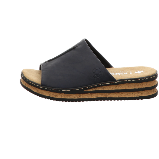 Rieker Damen Pantolette in blau