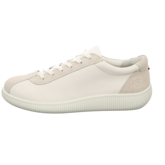 Ecco Damen Schnürschuh Soft Zero in weiss