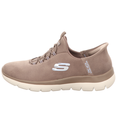 Skechers Damen Slipper Slip-Ins Summits-Unknown Trail in braun