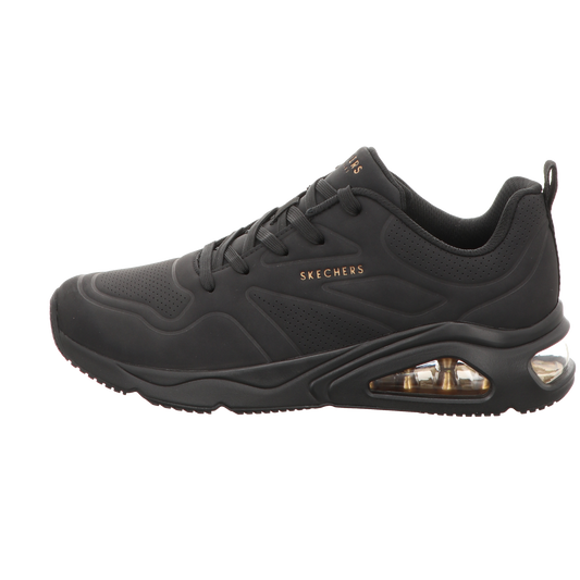 Skechers Damen Schnürschuh Uno-Tres-Air in schwarz