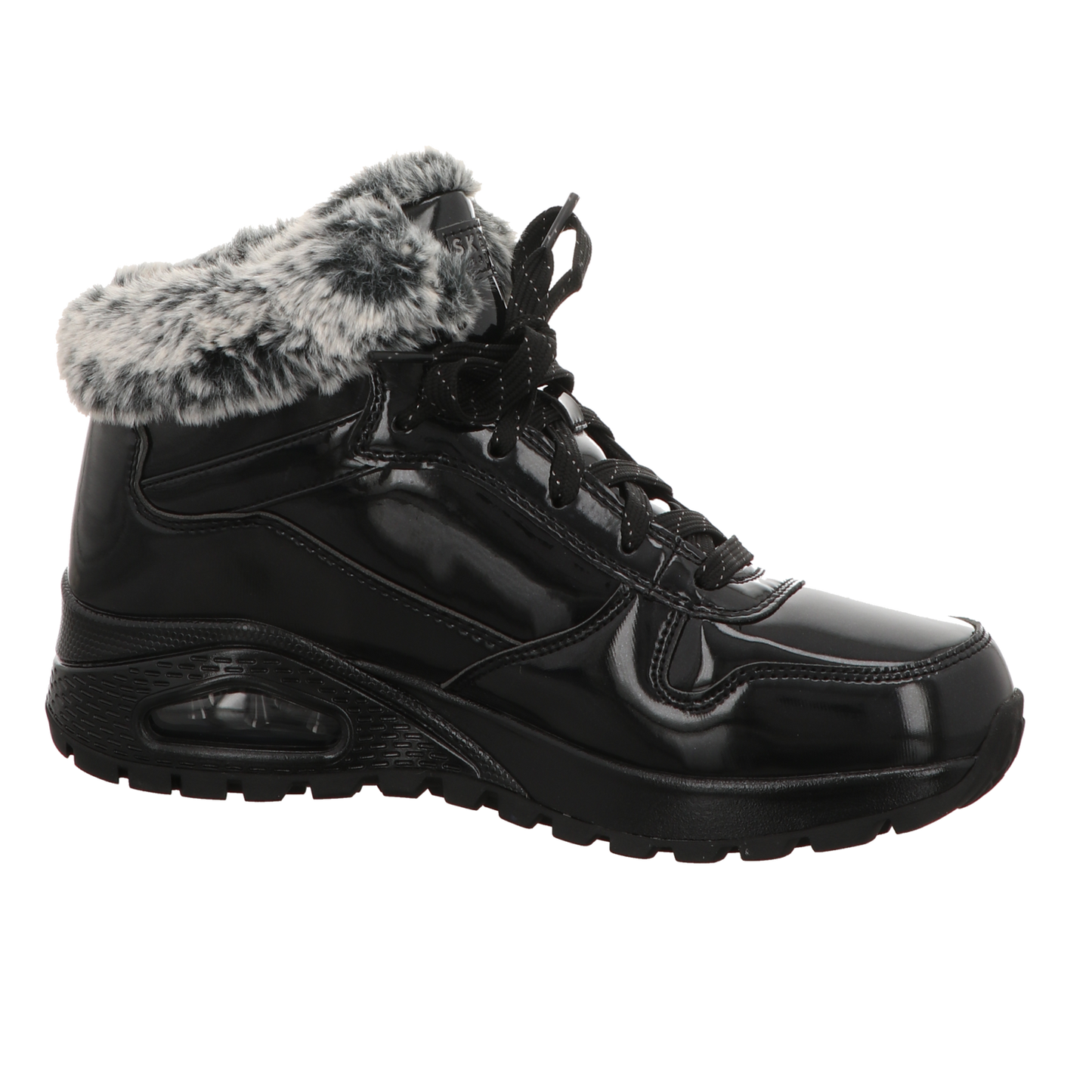 Skechers Damen Schnürstiefel Uno Rugged in schwarz