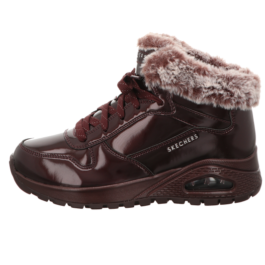 Skechers Damen Schnürstiefel Uno Rugged in rot