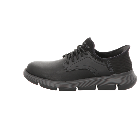 Skechers Herren Slipper Slip-In Garza in schwarz