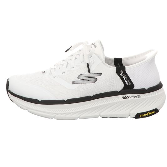 Skechers Herren Slipper Slip-Ins Max Cushioning in weiss