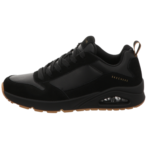 Skechers Herren Schnürschuh Uno Stacre in schwarz
