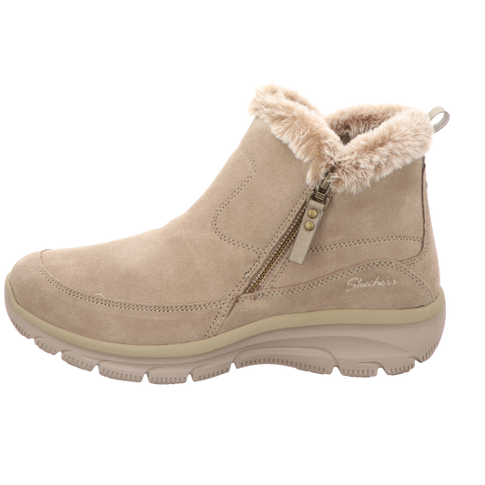 Skechers Damen Schnürstiefel Relaxed Fit Easy Going Cool Zi in taupe