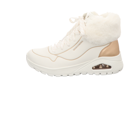 Skechers Damen Schnürstiefel Uno Rugged in weiss