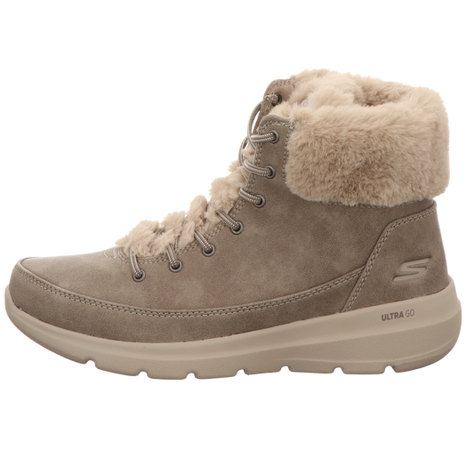 Skechers Damen Schnürstiefel Glacial Ultra in beige