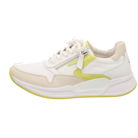 Gabor Damen Schnürschuh bequem in weiss