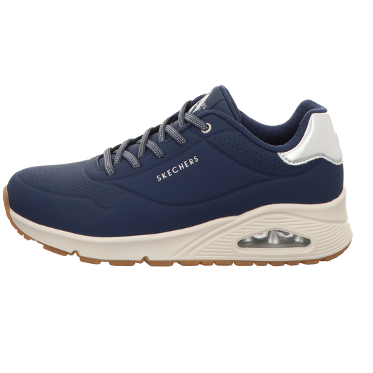 Skechers Damen Slipper Uno- Shimmer in blau